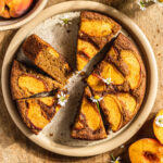 Peach Almond Flour Cake (gluten-free, paleo) natteats
