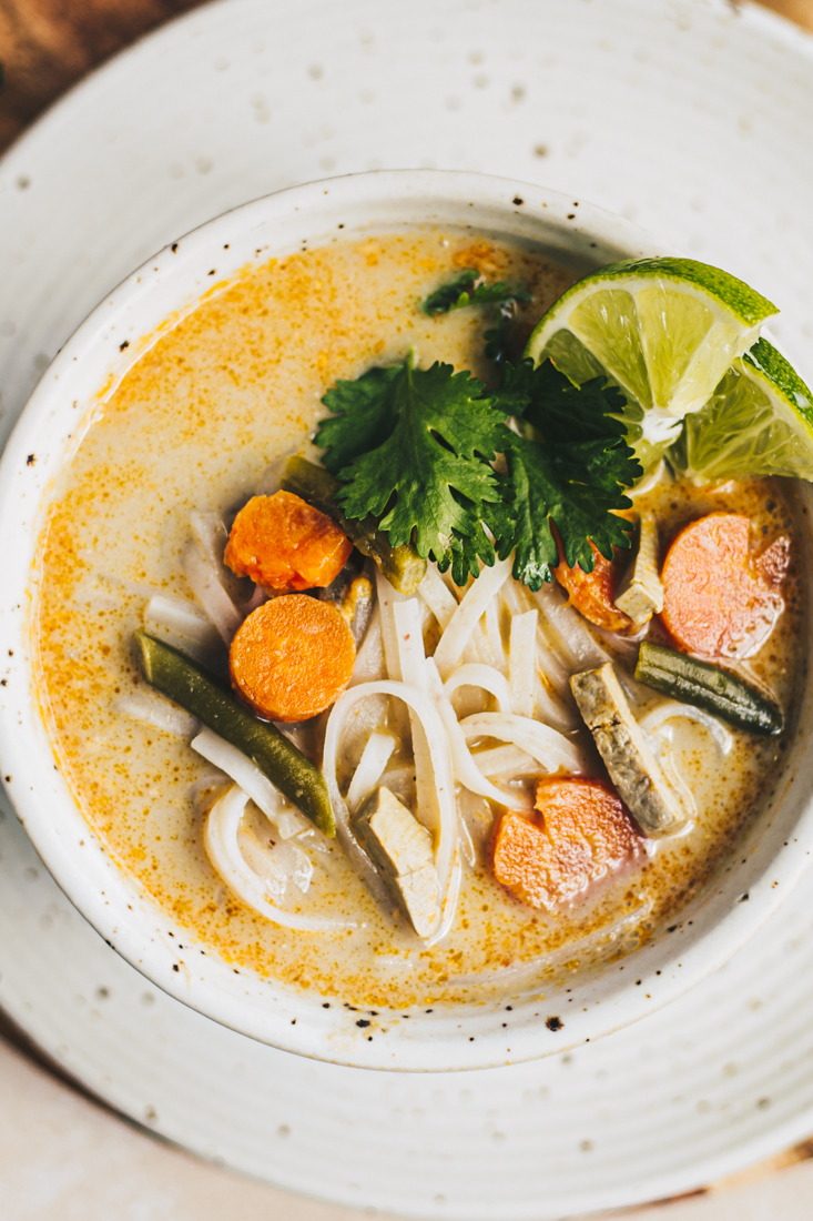 Amy's Thai Coconut Soup with Rice Noodles (Vegan + Gluten-Free)