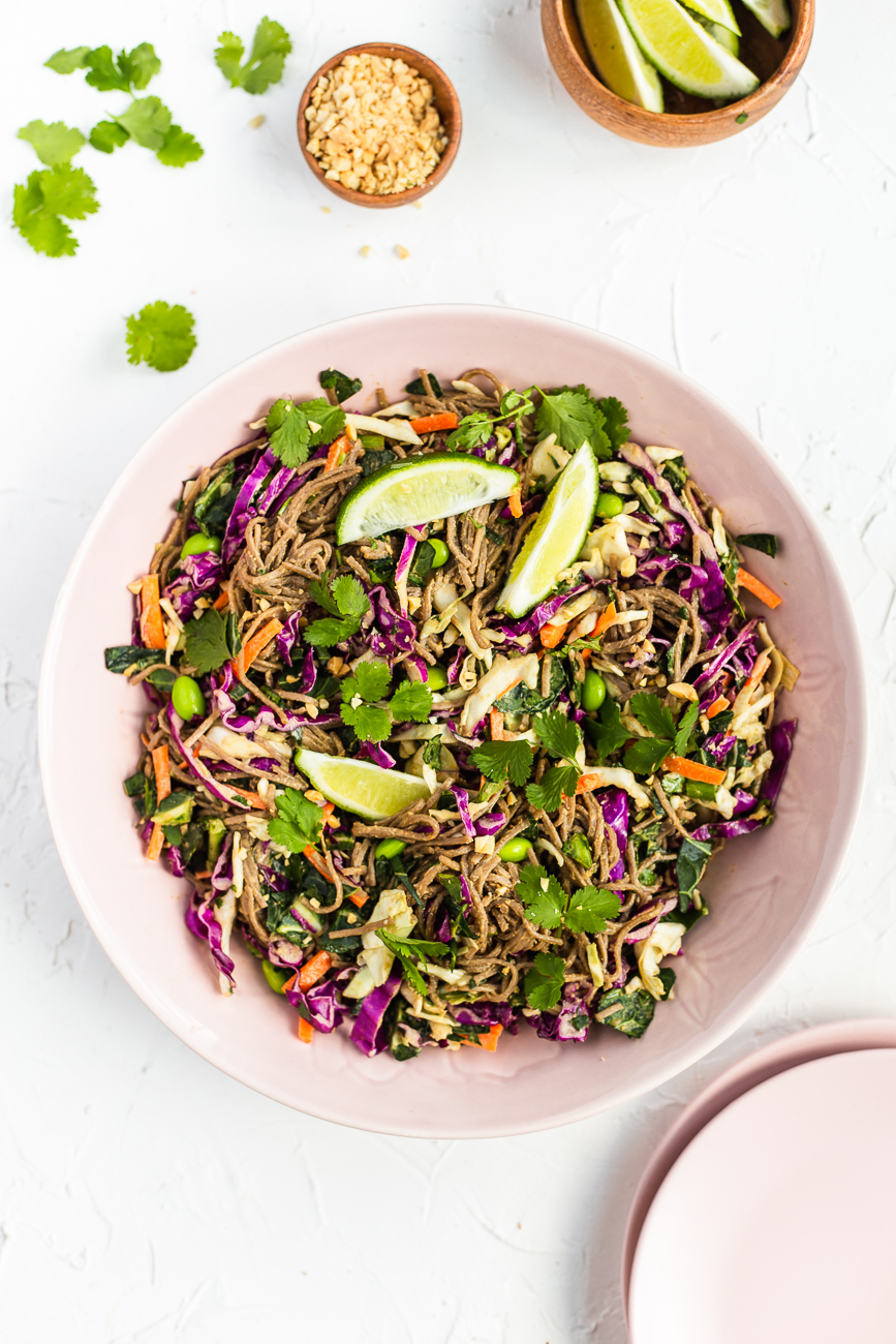 vegan soba salad