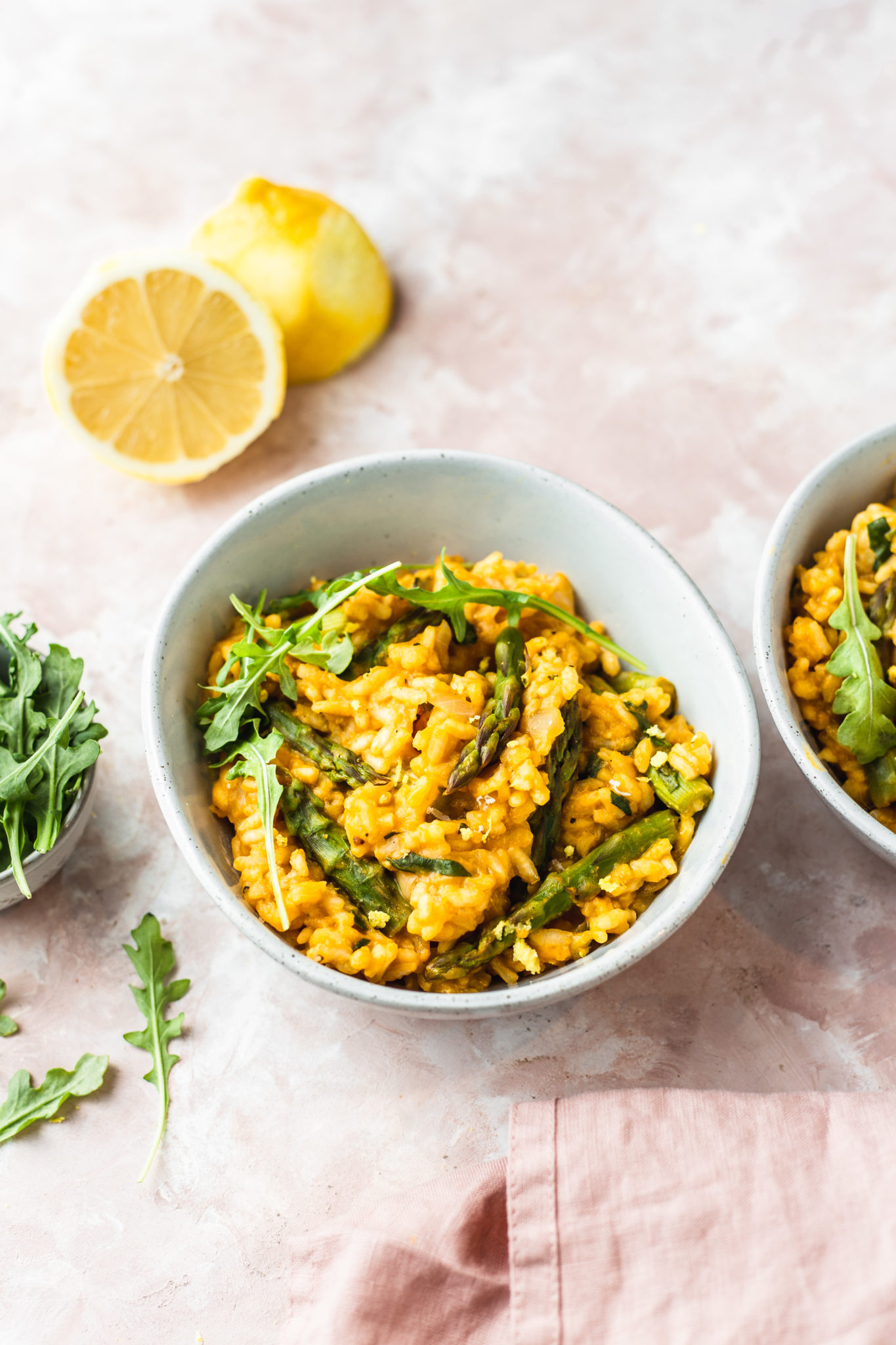 Lemon Risotto With Asparagus Vegan Natteats