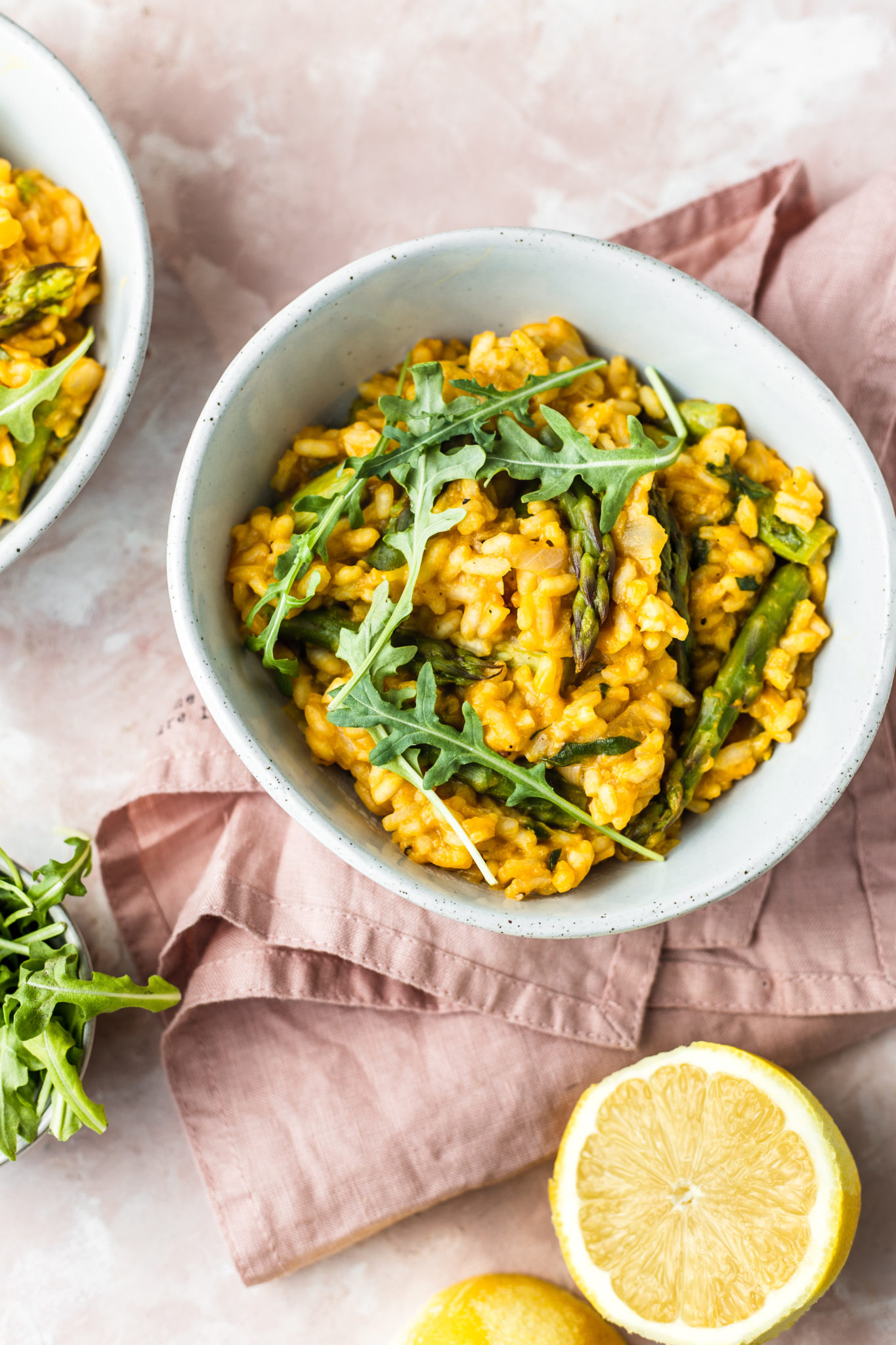 Lemon Risotto With Asparagus Vegan Natteats