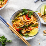 Thai Red Curry Noodles with Vegetables