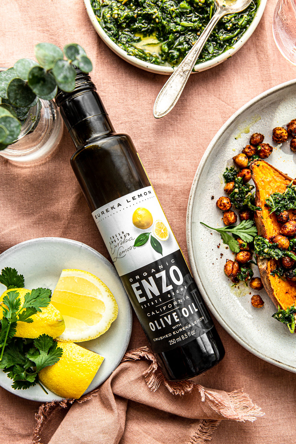enzo olive oil food photography