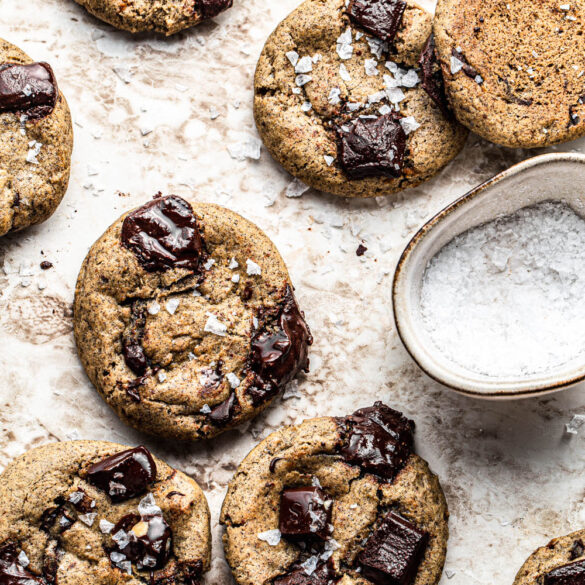 Buckwheat Chocolate Chip Cookies with Brown Butter