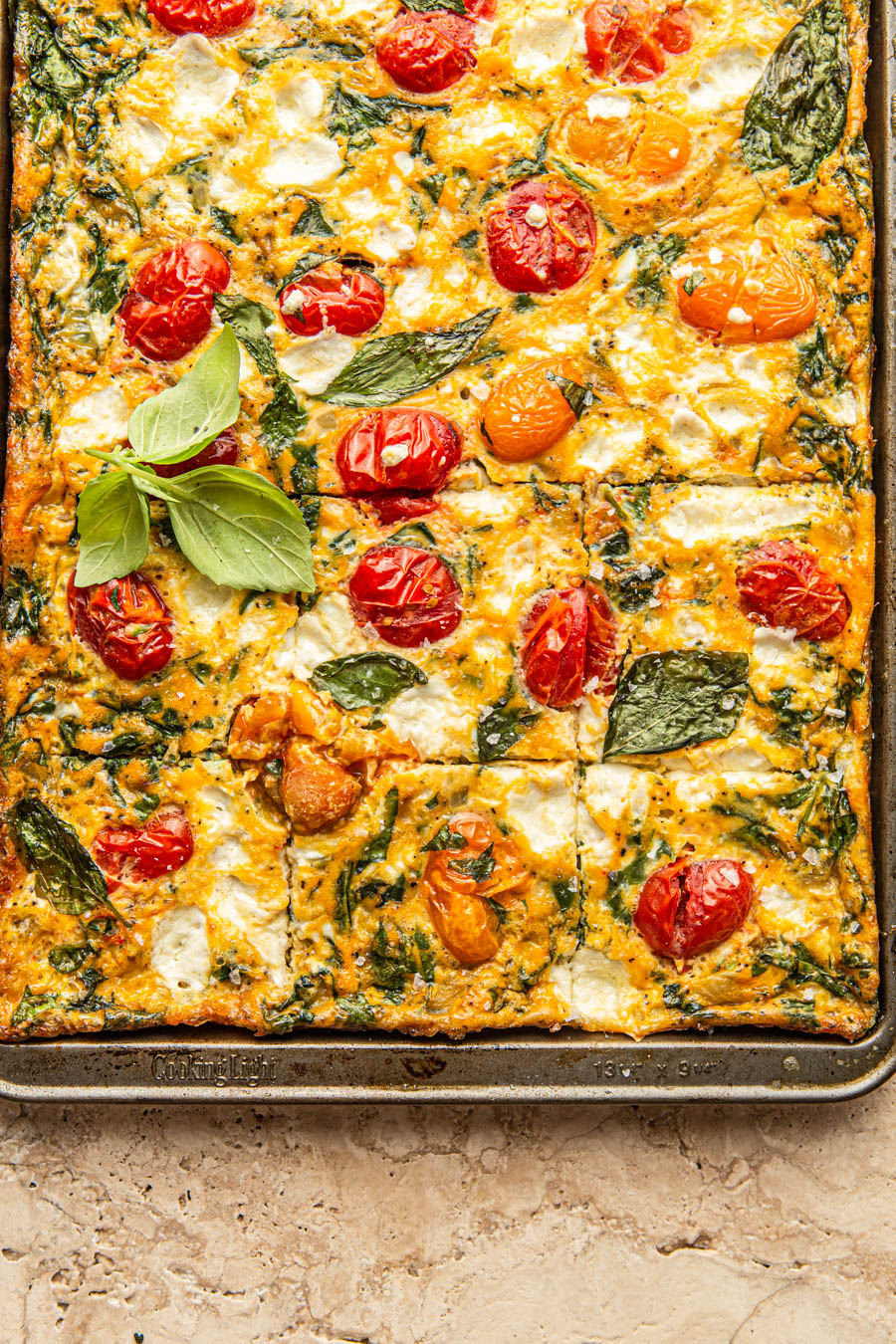 Sheet Pan Frittata with Vegetables 