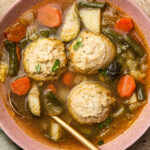 easy vegetable dumpling soup vegan gluten-free