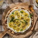 Whipped Goat Cheese Pizza with Kiwi natteats