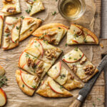 Apple Brie Flatbread with Walnuts and Honey natteats