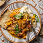 butternut squash and chickpea curry natteats