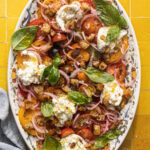 burrata tomato basil salad